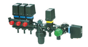 Arag Electric In-cab Control kit, with manifold, 3x electric valves and in-cab switch box
