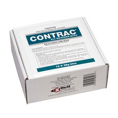 Rodent Control: Contrac Rat & mice bait 12x28g second generation