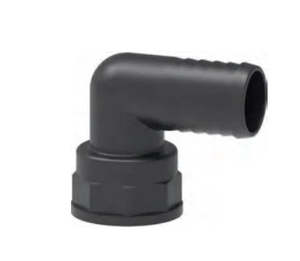 Spray Fittings: Hosetail 90 degree bend M 3/4"x 13mm