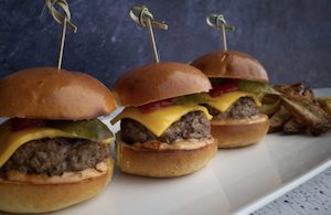 Products: Cheeseburger Sliders Spread The Love Grazing Tables & Platters North Shore Auckland