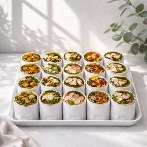 Products: Assorted Wraps Spread The Love Catering North Shore Auckland