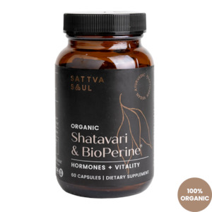SHATAVARI & BIOPERINE - Organic Hormones + Mood