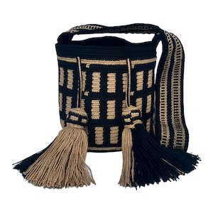 Sol Azul – Handmade Colombian Bags - Barranquilla Premium S (Black)