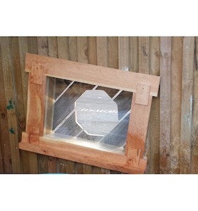 Fence Window with Perspex
