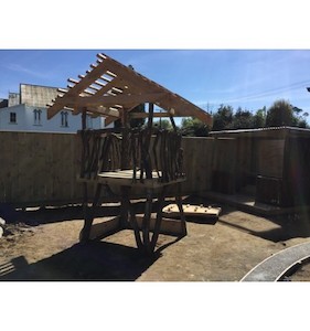 Natural Rustic Fort - Single Tower