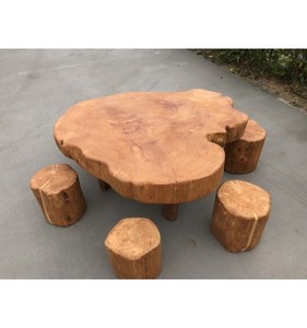 Stump Table and 6 Stump Seats