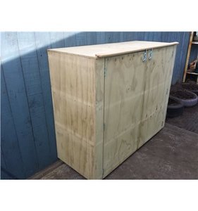 Plywood Storage Cupboard - 2.4m w x 1.2m h x 0.5m d