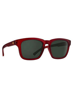 Sale V2: Spy Sunglass Saxony - Matte Translucent Sienna Red
