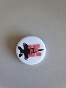 Go Hard Button Badge