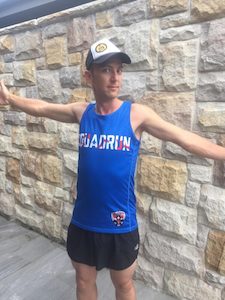 Unisex Active Singlet (Blue)