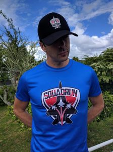 Unisex Active T-shirt (Blue) (BigShield)