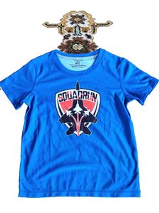 Apparel: Childs Active T-Shirt (Blue) (BigShield)