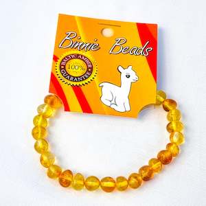 Amber: Baby amber bracelet - Honey