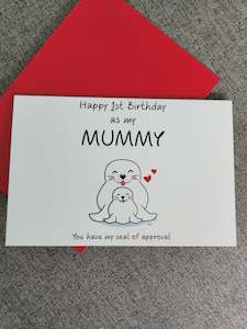 Happy Birthday card for Mummy!