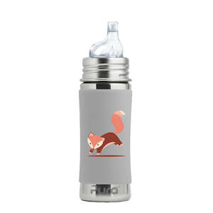 Pura Kiki 325ml Toddler Sippy Stainless Steel bottle - Fox