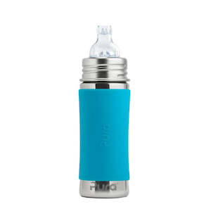Pura Kiki 325ml Toddler Sippy Stainless Steel bottle - Aqua
