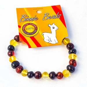 Binnie Baby: Baby amber bracelet - Mix