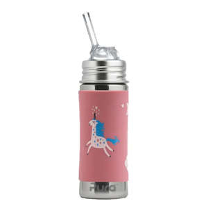 Pura Kiki Bottles: Pura Kiki 325ml Toddler Combo bottle - Sippy and Straw - Unicorn