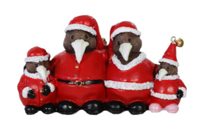 Christmas: Xmas Kiwi Family Decoration