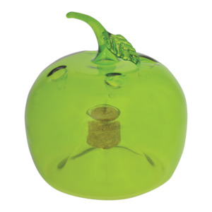 Kitchen: Fruit Fly Trap Glass Green