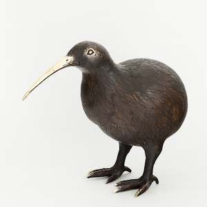 Kiwiana: Antique Brass Kiwi 2XL