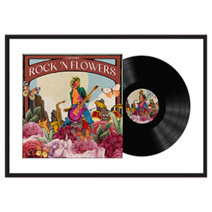 Framed Record Album Cover