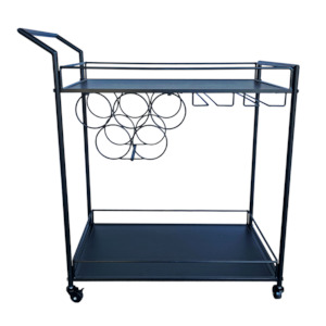 Furniture 1: Ava Bar Trolley Black