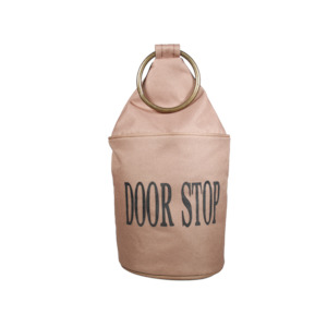 Door Stop Bag with Ring Fabric