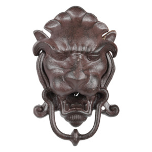 Cast Iron Lion Head Door Knocker