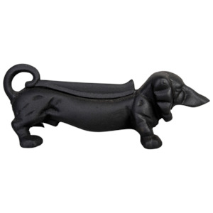 Gifts For Him: Boot Scraper Dachshund Black