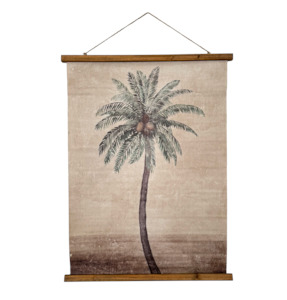 Heater And Fire Bowl Promotion: Print Vintage Palm Scene