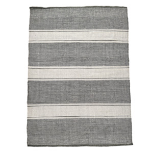 Heater And Fire Bowl Promotion: Recycled Rug Striped