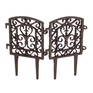 Heater And Fire Bowl Promotion: Cast Iron Connectable Lawn Fence