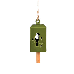 Valentines Day Gift Ideas: Wind Chime Dark Green
