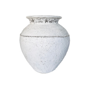 Lombok Urn Ivy Dappled Whitewash L 40x40cm