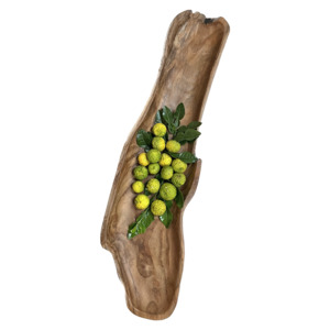 Teak Organic Long Bowl 100cm