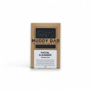 Living: Muddy Bar Facial Cleanser Artisan Soap