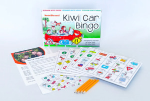 Kids: Kiwi Car Bingo Game