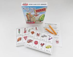 Kids: Kiwi Car Bingo City Game