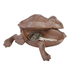 Gifts For Him: Cast Iron Frog Key Keeper