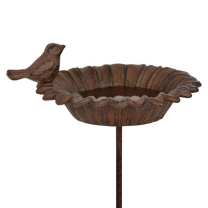 Cast Iron Bird Bath On Stick