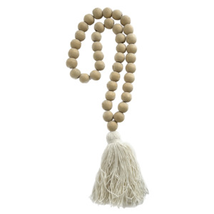 Kings Birthday Sale: Beaded Tassle Cream