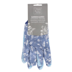 Wild Flower Garden Gloves Blue