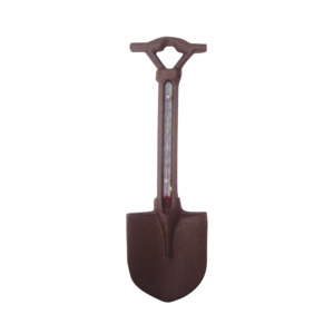 Cast Iron Thermometer Spade