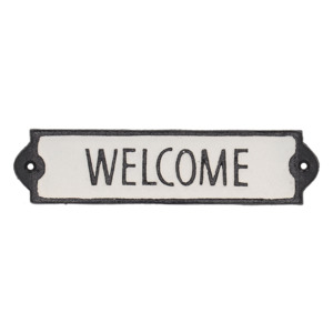 Outdoor Garden: Door Sign 'Welcome'
