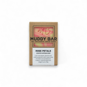 Living: Muddy Bar Rose Petals Artisan Soap