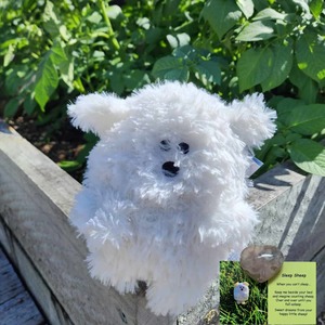 Sleep Sheep Weighted Plush Toy and Positivity Crystal Bundle - Squoodles