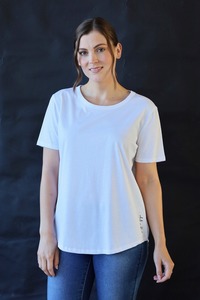 White on Black Must Have SS Top White