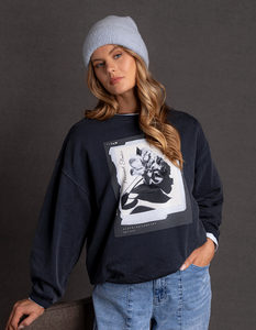 Foxwood True Bloom Crew Charcoal