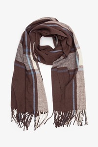 Stacey Clothing: Antler Cocoa Check Scarf